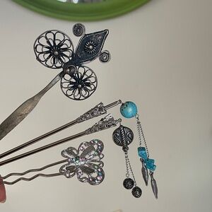 Vintage hair pins